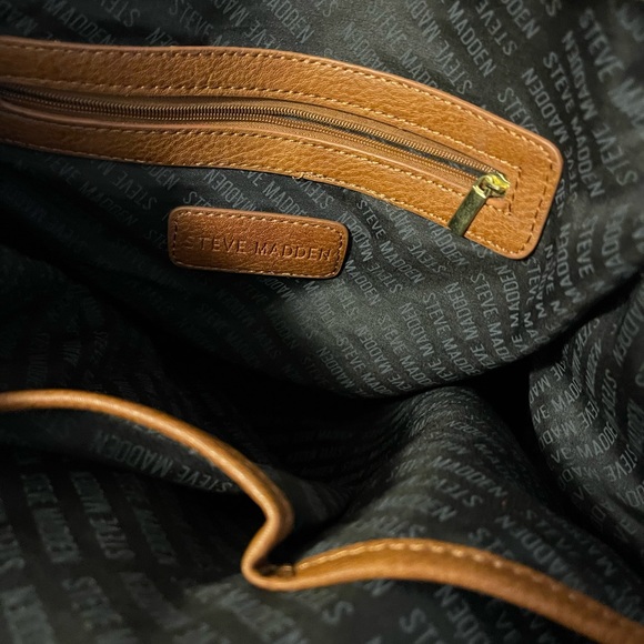 EUC Steve Madden Tan/Brown Satchel - Picture 5 of 10